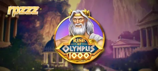 Tampilan visual dewa-dewa Yunani dalam permainan slot Rise of Olympus 1000